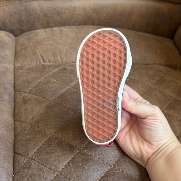 Vans Kids Red and White High-Top Sneakers - Picture 5 of 5